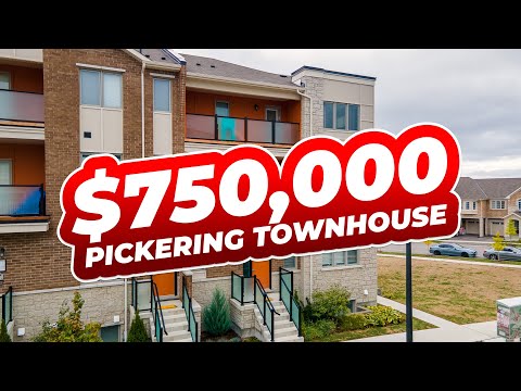 Pickering Real Estate | Townhouse for under $800,000 | Walkthrough of 102-1148 Dragonfly Avenue