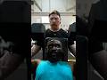 Oba Femi's shoulder workout is no joke 😳