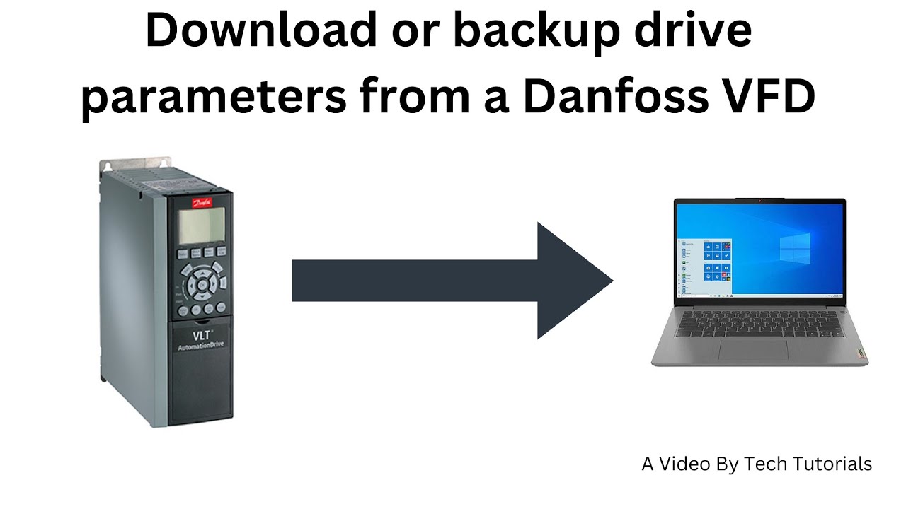 How to download Danfoss VFD Parameters with MCT 10 Software