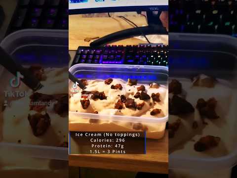 300 Calories Anabolic Icecream for weightloss! #icecream #food #diet #weightloss #gym #fitness