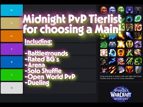 Midnight Tierlist for a Main PvP Spec!