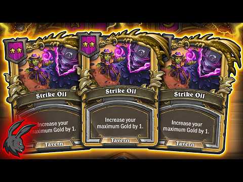 3X FREE Oil EVERY Turn?! (40+ Gold game!) | Hearthstone Battlegrounds