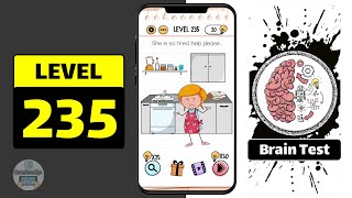Brain Test Level 235 Walkthrough
