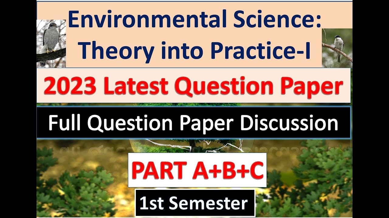 AEC Environmental Science Download 6 Question Papers CHECK LATEST QUES PAPER FORMAT IN DESCRIPTION