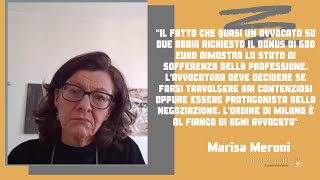 Download the video "La tesoriera dell'Ordine degli Avvocati di Milano, Marisa Meroni"