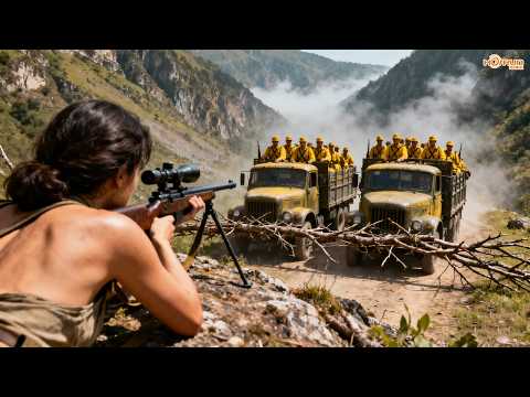 女狙擊手用一根樹枝攔截日軍車隊，當場狙殺百名日軍⚔️ 抗日擂台| Kung Fu