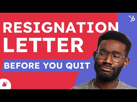 How To Write A Professional Resignation Letter (Guide)