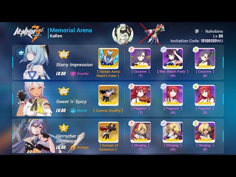 HI 3 | EX MA Kallen 31893 | SI HS (s0) SnS [Cosmic Duality] Klein ELF