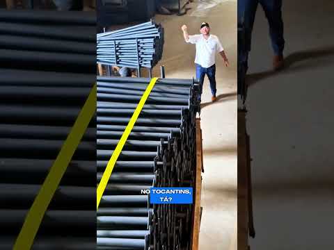 São 1.000 escoras e outros itens deixando a Agrogeo e seguindo para Palmas (TO).