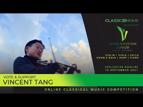 Vincent Tang - Violin - Germany - Regional level - Worldvision Junior 2021