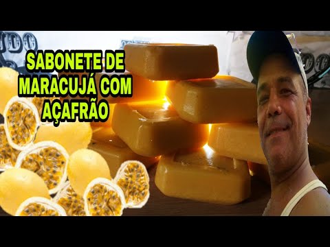 Como fazer sabonete de maracujá e açafrão #tudopratodo