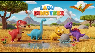 Download lagu DINO SONG TREX | Badannya besar, tangannya kecil | Lagu anak lucu viral | Dinosaurus mp3