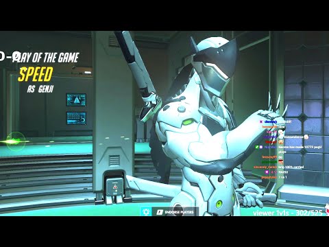 Necros is the Fastest Genji Main - POTG! [ Overwatch Season 26 Top 500 ]