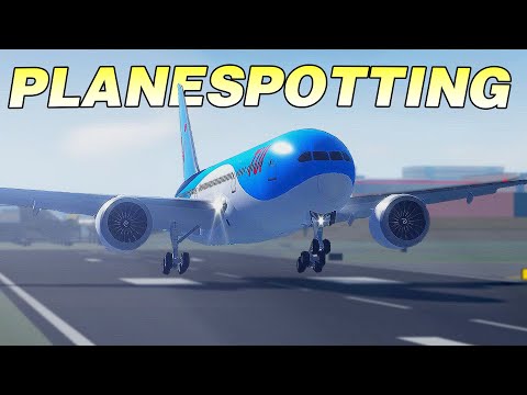 Roblox Flightline ✈️ Plane Spotting | B787, A330, B757 & More | Takeoffs & Landings