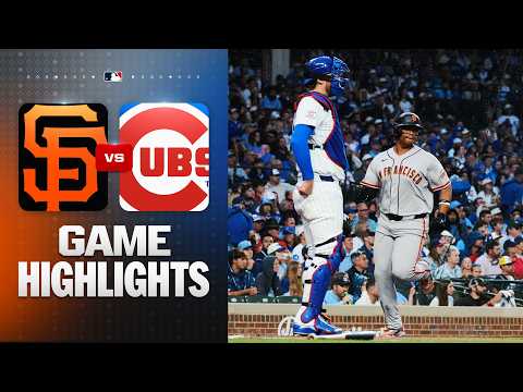 시카고컵스 VS 샌프란시스코 1:2 MLB 하이라이트