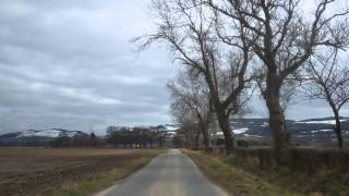 preview picture of video 'April Drive to Easter Rhynd Perthshire Scotland'