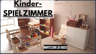 Kinderspielzimmer nach Montessori Art für Kinder ab 3