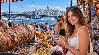 ISTANBUL TURKEY 2026 4K WALKING TOUR | Eminönü Bazaar, Turkish Street 