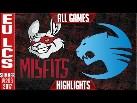 Misfits vs Roccat FULL SERIES Highlights | EU LCS W2D3 Summer 2017 | MF vs ROC