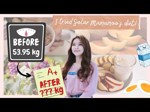 I TRIED SOLAR MAMAMOO'S DIET! 😱 🧐| From 53.95 kg to ???!!!