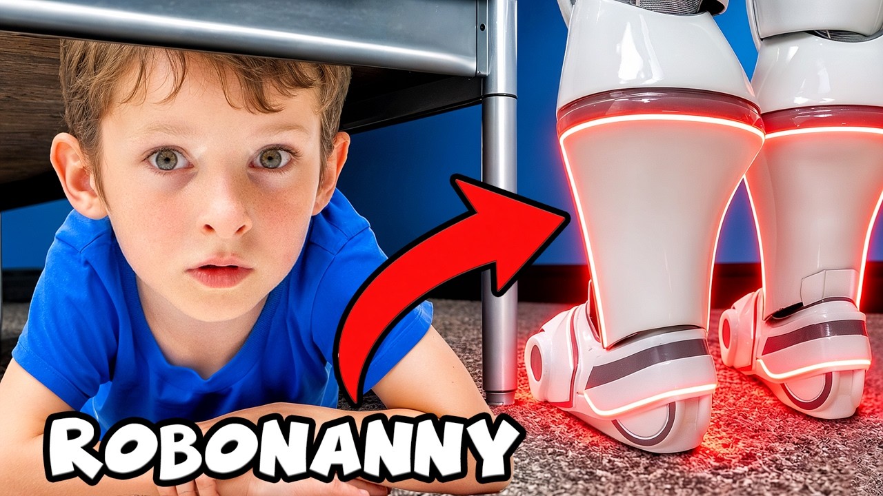 RoboNanny Helps the Kids While Dad Works