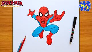 Spider-Man Drawing | How to Draw Spider-Man Easy Step-by-Step
