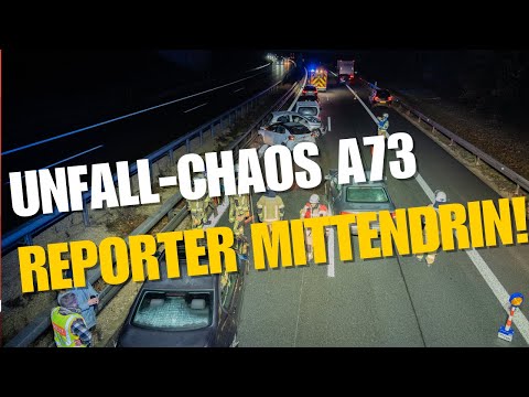 Accident chaos on the A73! Our reporter is right in the middle of it.