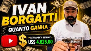 QUANTO GANHA O CANAL DO IVAN BORGATTI ? | GANHOS REAIS 2026
