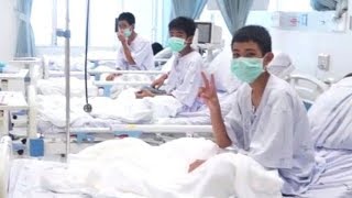 Thai cave rescue: Officials release 1st video of rescued boys in hospital
