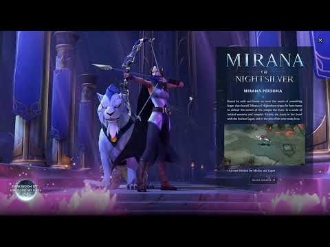drow ranger arcana and mirana persona finally out !