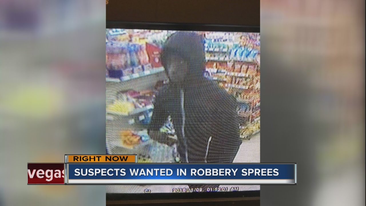Las Vegas police need help finding robbery spree suspects