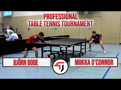 TomorrowTT PRO tournament - Miikka O'Connor vs Björn Bode - Group 2.