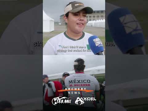 Andrea Becerra knocks out defending champion Sara Lopez | @truball_axcel #ArcheryNews #WorldArchery
