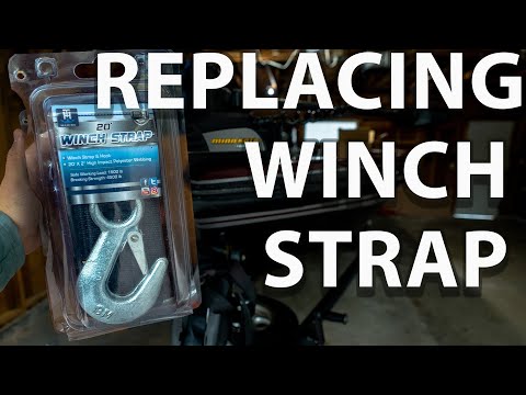 How to Easily Replace a Boat Trailer Winch Strap