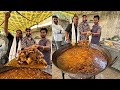 तीन 3 बकरो की बली करके 70 किलो मटन गाँव वा