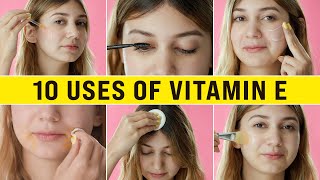 How To Use VITAMIN E Oil For Glowing Skin & Sm