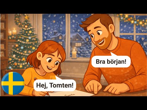 Learn Swedish through Dialogues (With Subtitles) | A1-A2 | Christmas Dialogues