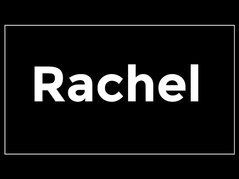 How to Pronounce Rachel in Hebrew