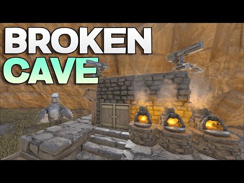Claiming a Broken Custom Crouch Cave Day 1 - ARK