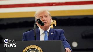 WATCH: Trump unveils new Air Force One plane gifted by Qatar at Joint Base Andrews