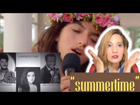 Reaction to Ella Fitzgerald, Louis Armstrong and  Angelina Jordan’s (mash-up) of “Summertime”