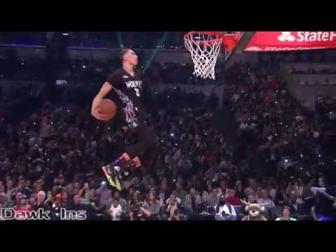 (All 2015 Sprite Slam Dunk Contest Dunks) LaVine KILLS IT!