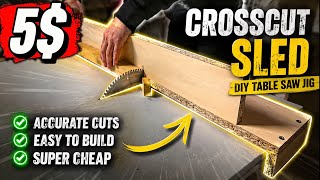 Budget Crosscut Sled for DIY Table Saw