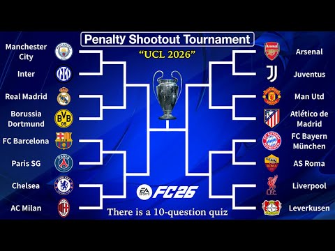 We Simulated the UCL 2026 Using ONLY Penalty Shootouts!