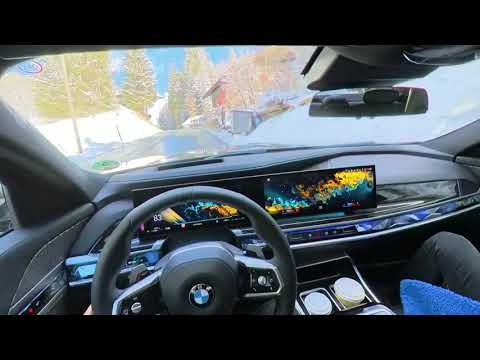 2023 BMW 740 M 300HP POV Scenic Drive Achen Lake ASMR 4k