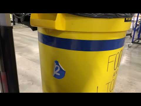 Lean Trash Cans