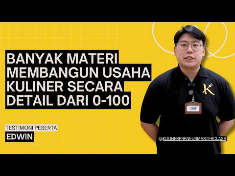 Materi Membangun Usaha Kuliner dari 0 sampai 100