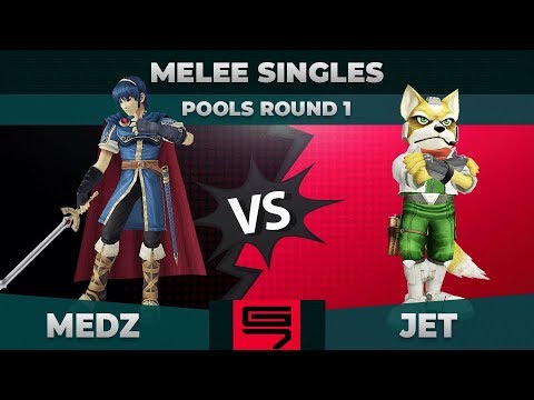 Medz vs Jet - Melee Singles: Pools R1 Winners Semifinal - Genesis 7 | Marth vs Fox