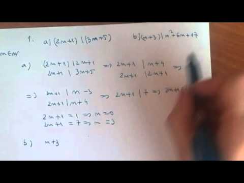 Aplicatii - Divizibilitate