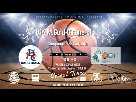 [PNC_U14GOLD] A.S.D. PALLACANESTRO CIRIE' VS A.S.D. 5 PARI